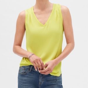 Summery yellow sleeveless top - Brand New